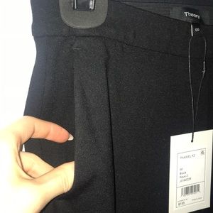 Theory Thaniel K2 Black dress pants NWT